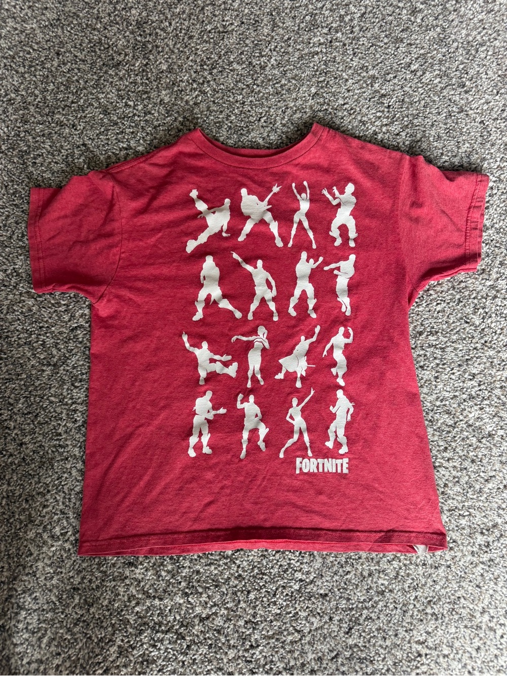 Fortnite Kids' Red Short Sleeve Graphic Tee